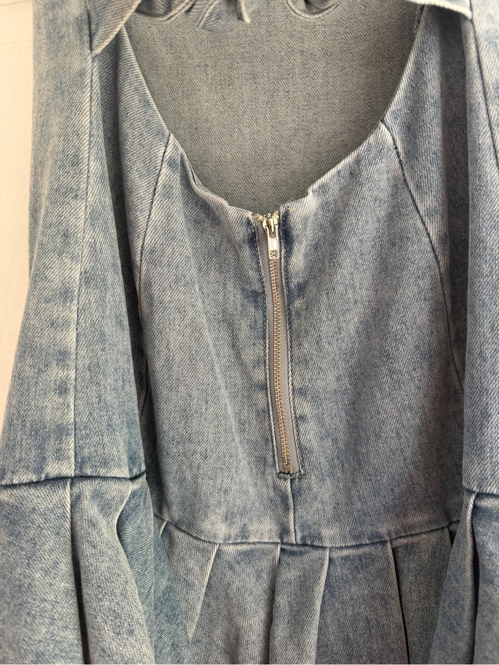 VICI Heartland Pleated Denim Mini Dress - Picture 8 of 9